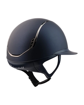 Samshield Miss Shield Shadowmatt 2.0 - Navy/Black chrome - Ridehjelm 